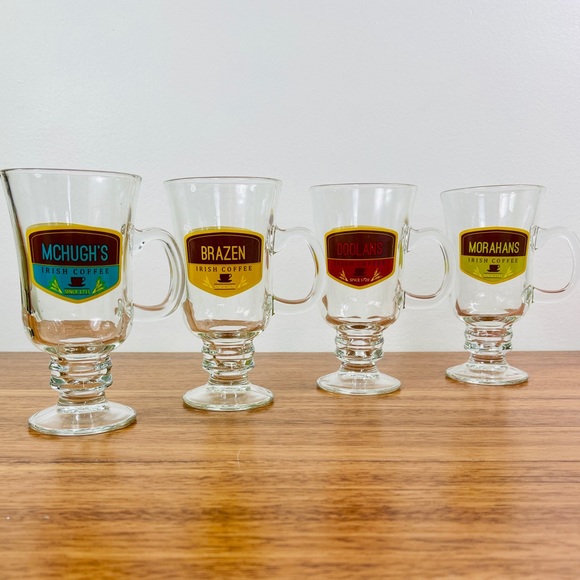 Irish Coffee ☘️ Pedestal Novelty Mugs - Picture 1 of 7